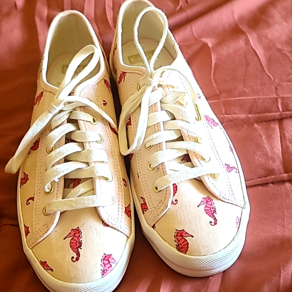 Kate spade keds sea horse sneakers size 9